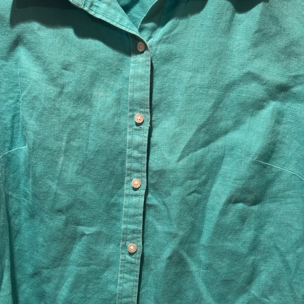 Talbots Linen Button Down - Picture 8 of 8